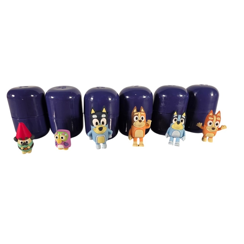 Complete set 2025 Finders Keepers Bluey‎ Mini Figure Set Bingo Bandit Chili